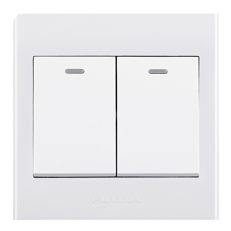 福田(FUTINA) A28雅白系列 一开单控开关插座