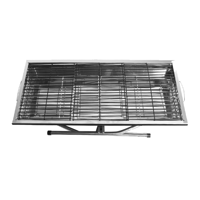 三极户外(Tripolar) TP8842 加厚大号不锈钢烧烤架户外折叠烧烤炉BBQ便携烧烤炉全套烧烤架