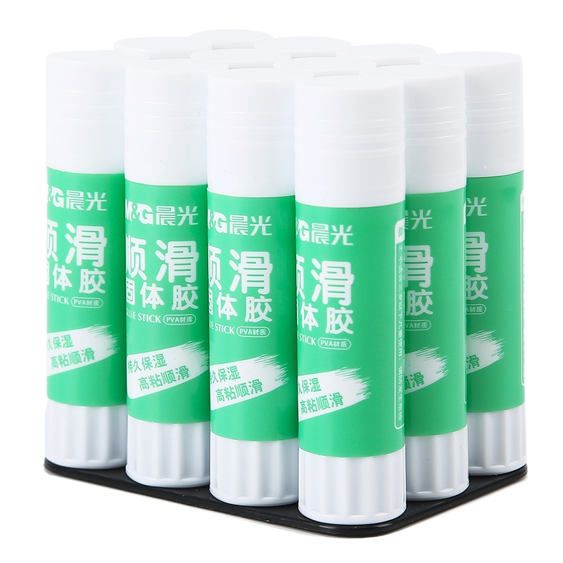 晨光(M&G)ASGN7105 固体胶胶棒大号36g顺滑强黏性固体胶棒手工课 36g 12支装