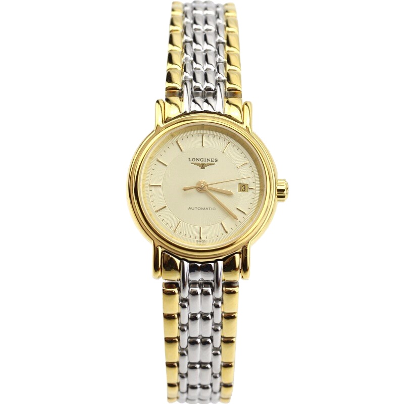 浪琴(Longines)瑰丽系列 精钢表带 全金表盘 自动机械 时尚 休闲女士手表 商务 正装 机械女表