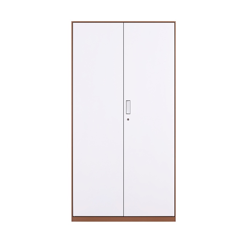 苏美特文件柜办公柜钢制铁皮柜资料柜档案柜储物拆装柜薄边凭证柜咖啡色加厚款