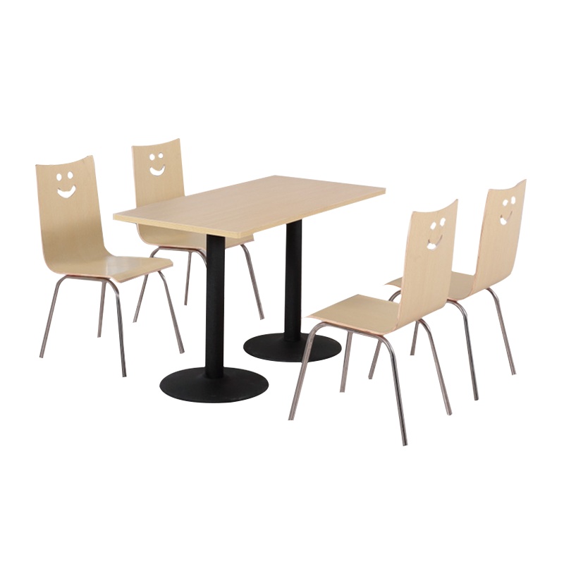 匡大 餐桌 家用餐桌1.2米食堂餐厅桌椅组合1桌4椅