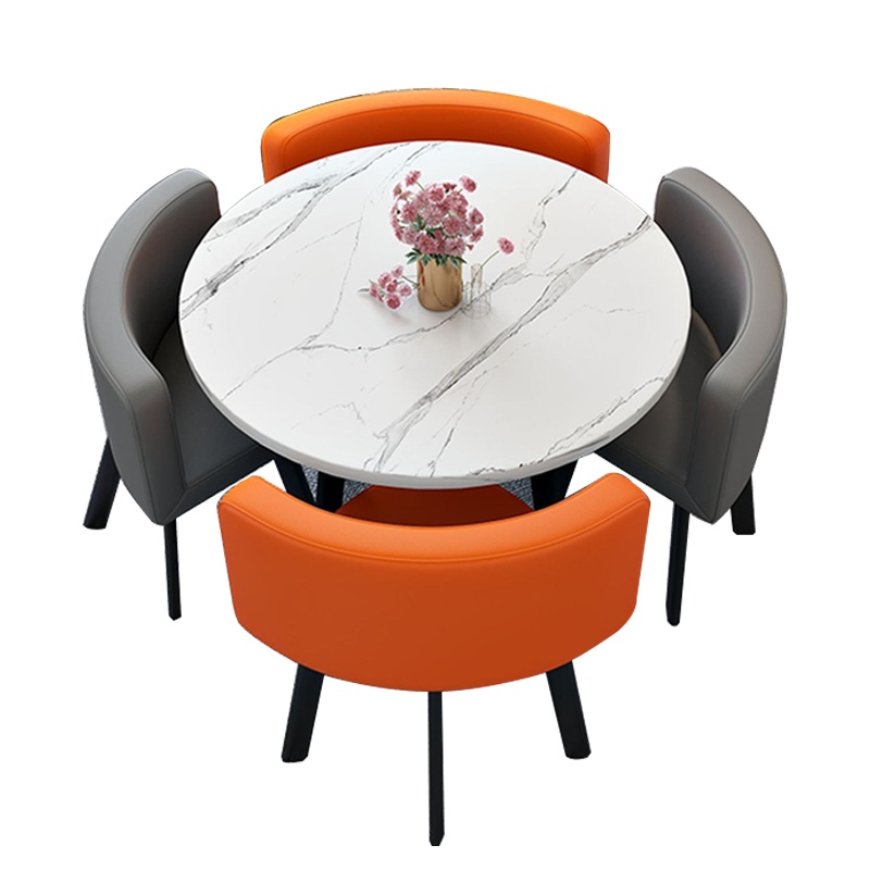 匡大 简约接待洽谈桌椅组合 一桌四椅KDT608