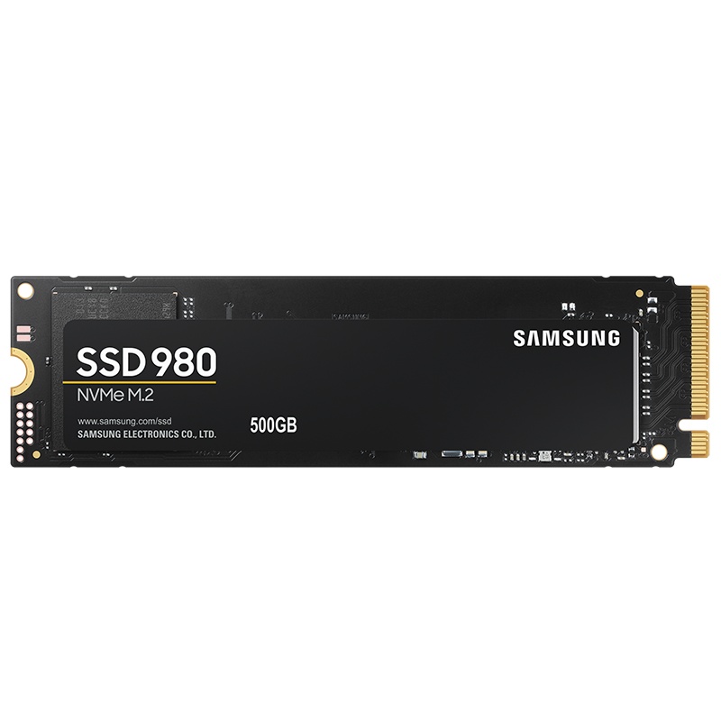 三星(SAMSUNG)980 500GB固态硬m.2接口(2280)NVMe协议PCIe3.0台式组装机笔记本电脑ssd固态硬盘(MZ-V8V500BW)