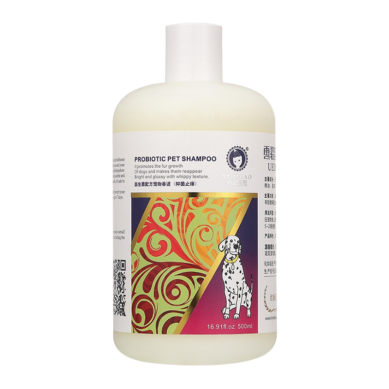 雪貂留香益生菌沐浴露抑菌止痒500ML宠物沐浴露狗狗沐浴露香波浴液