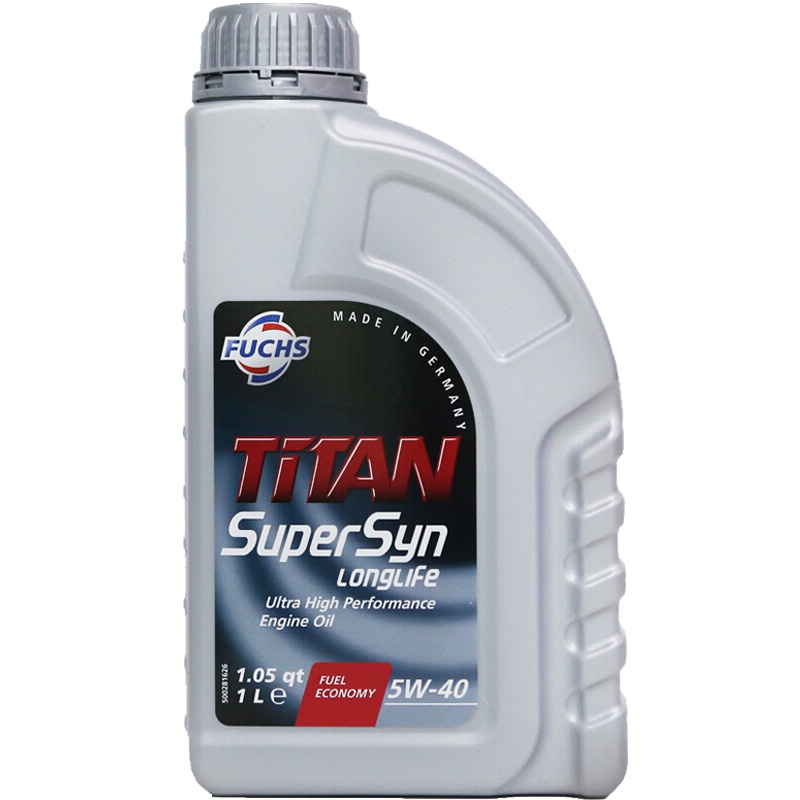 Fuchs福斯 TITANSUPERSYN 泰坦5W-40 SN级 超级全合成机油 1L