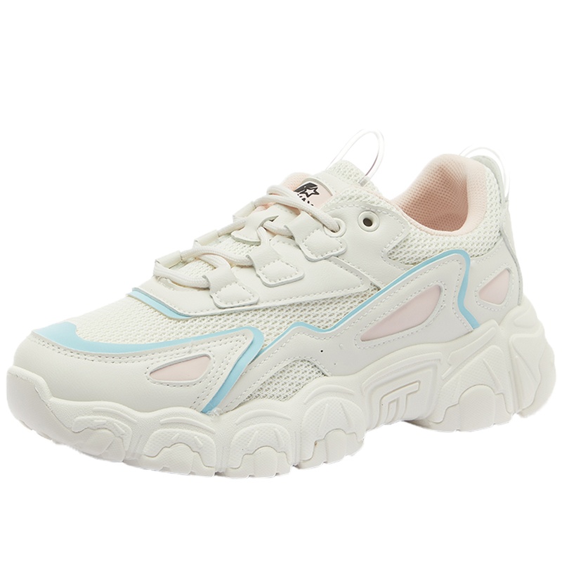 白渠2021夏季新款老爹鞋女ins潮学生小白鞋网红百搭休闲运动鞋显脚小休闲鞋女YG.509