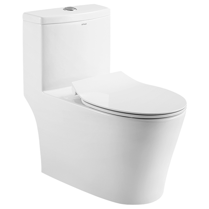 安华卫浴马桶虹吸式小户型卫生间家用静音节水陶瓷坐便器ab13028