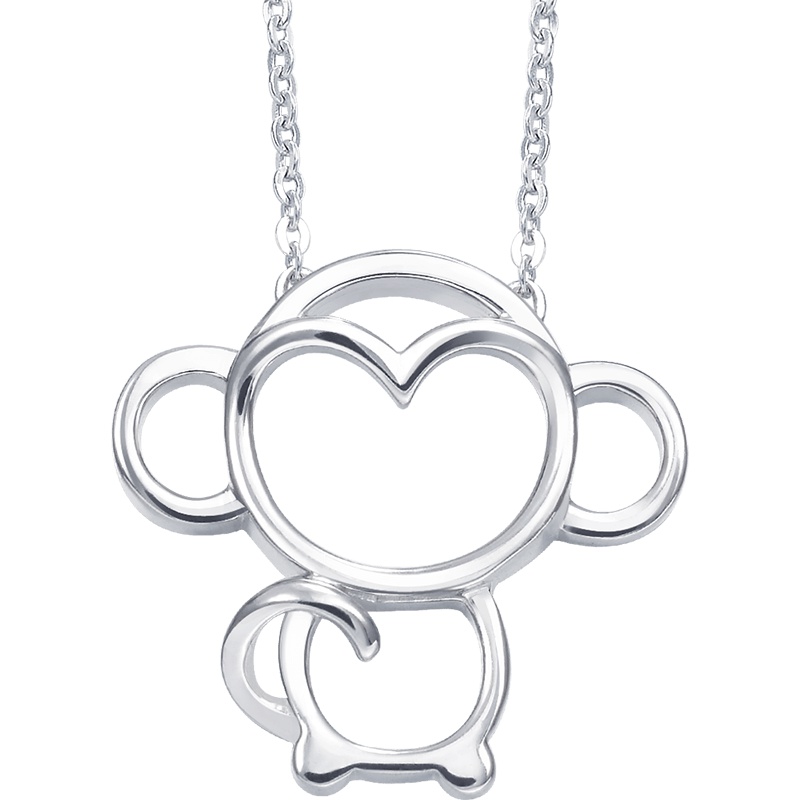 周生生(CHOW SANG SANG)PetChatPt950铂金猴子项链定价