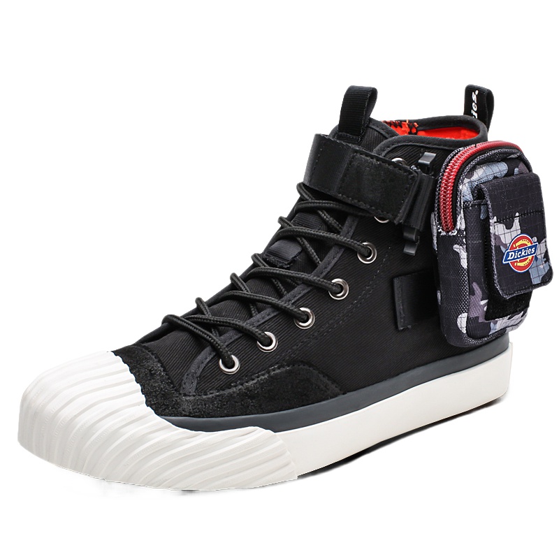 Dickies高帮帆布鞋男秋季新款个性布袋鞋子系带男士板鞋休闲潮鞋193M50LXS4C
