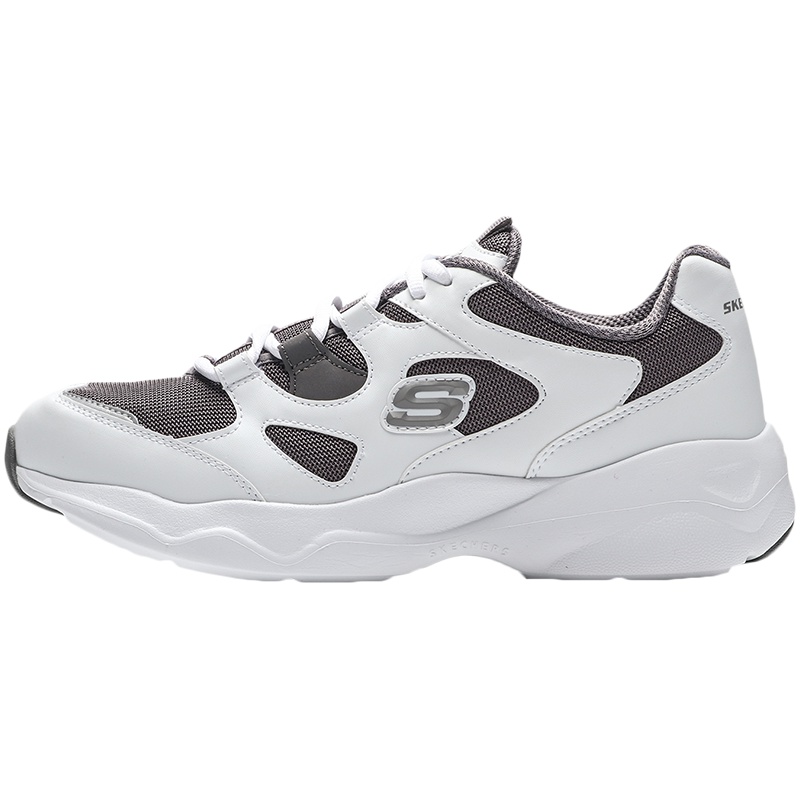 斯凯奇女鞋休闲鞋2019新款复古DLITES厚底老爹鞋熊猫运动鞋999235