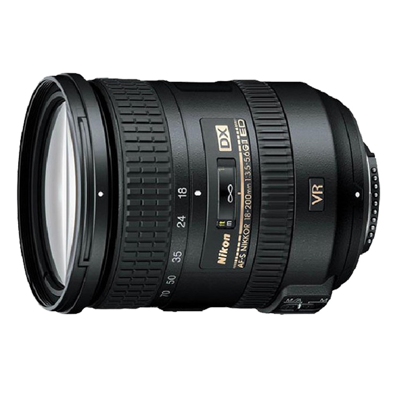 尼康(Nikon) AF-S DX 18-200mm f/3.5-5.6GEDVRII 尼康卡口72mm口径广角变焦镜头
