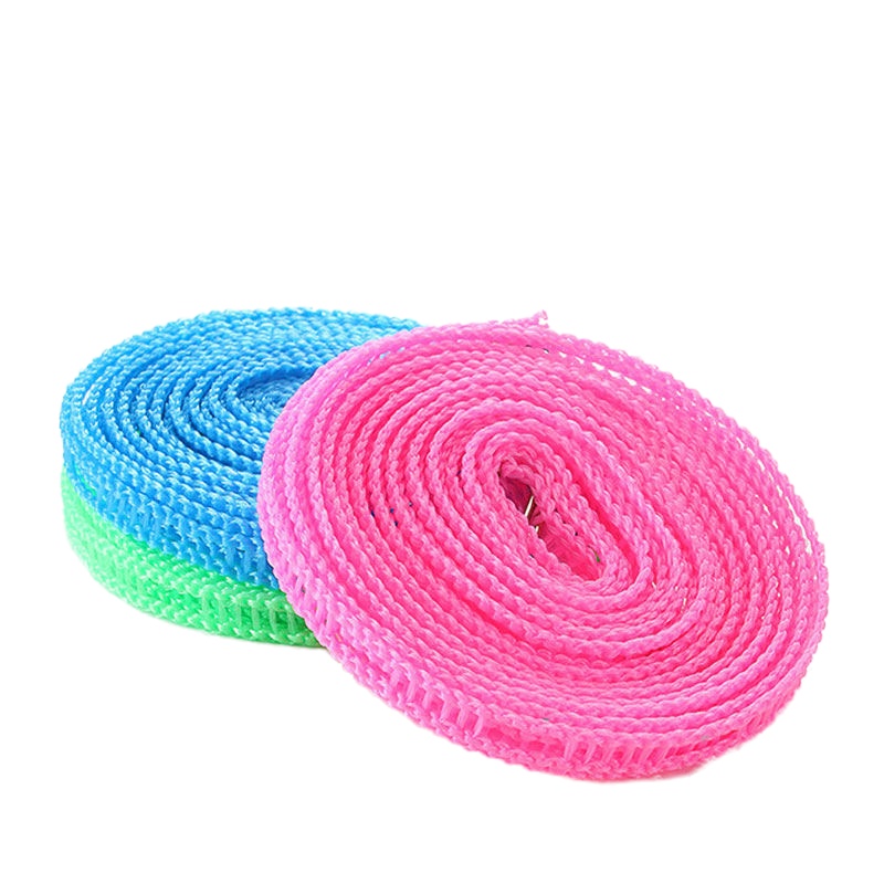 蓝色 3米加粗【一个装】 8米加粗挂衣绳5米晾衣绳室内户外晒衣绳防风防滑挂衣服晒被子绳子