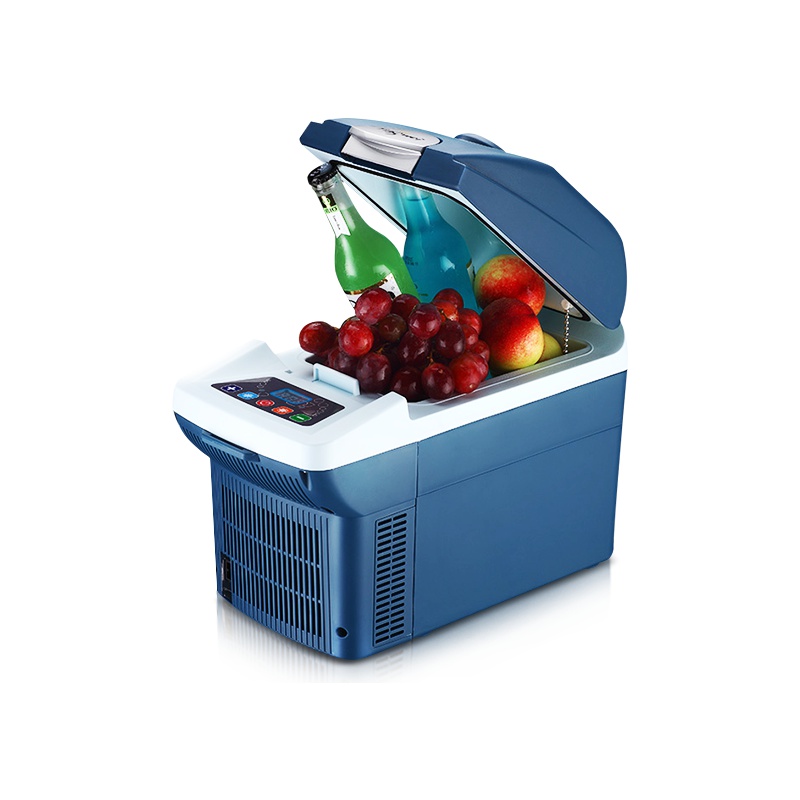 婷微(Tingwei)CB-08XBS-6L蓝色 移动车载冷暖冰箱 数显带指南针小冰箱 药品化妆品冷藏箱