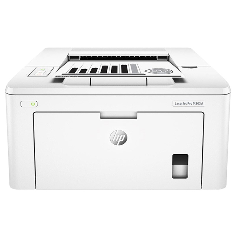惠 普 LaserJet Pro M203d 黑白 自动双面激光打印机