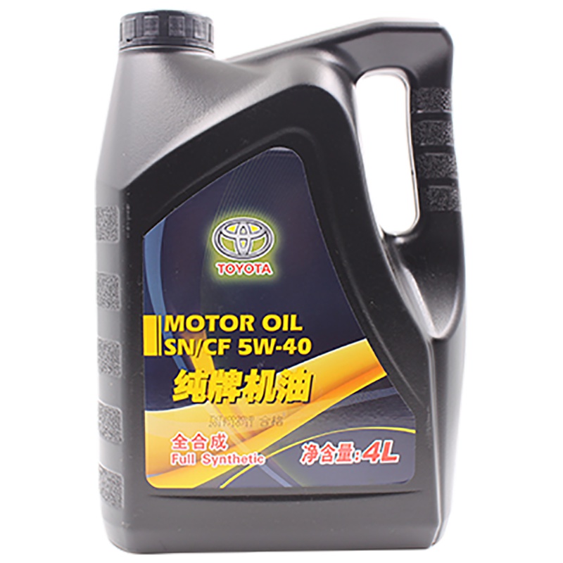 丰田(TOYOTA)纯牌 一汽原厂全合成机油/润滑油SN级5W-40 4L 卡罗拉/RAV4荣放/锐志/皇冠/普拉多