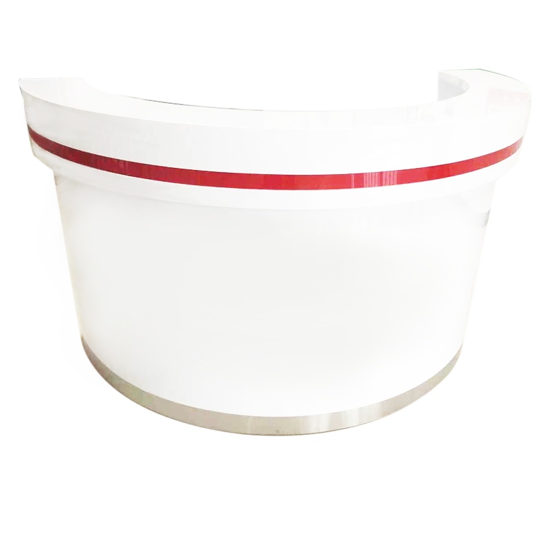 草野家具银行半圆形填单台咨询引导台填表台烤漆前台接待台社区服务咨询台CY-4032型