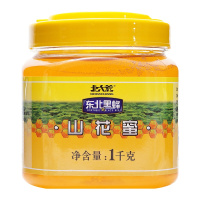 北大荒 东北黑蜂 山花蜜 百花纯蜂蜜1000g