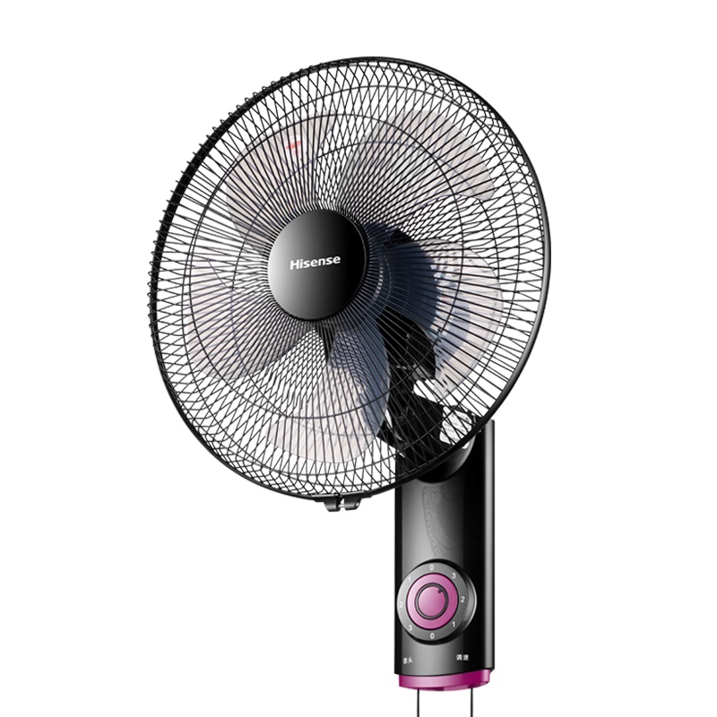 海信(Hisense)壁扇三档调节五叶柔风广角送风家用壁挂式电风扇宿舍餐厅挂墙壁电扇摇头工业风扇FBJ-AN4501