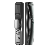 以方科技 2020新款小蛮腰全自动密码锁指纹锁抓拍智能锁CARD感应锁磁卡锁N3小蛮腰