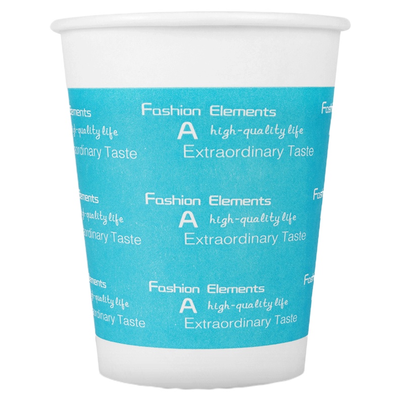 得力（deli）9561 250ml（9盎司）加厚一次性纸杯（500只/组） jm