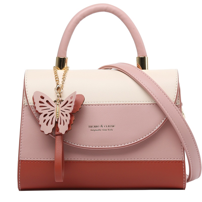 啄木鸟包包凯特包新款潮挎包女单肩斜挎包百搭ins撞色手提包女小包