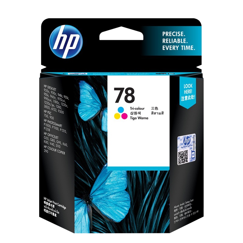 惠普墨盒(C6578DA)78号 三彩3820/920C/948C(单位:支)