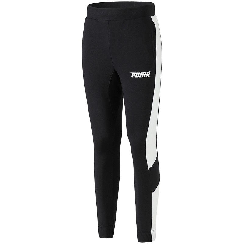 PUMA彪马男裤运动裤休闲裤针织长裤844148 L 84414801黑色