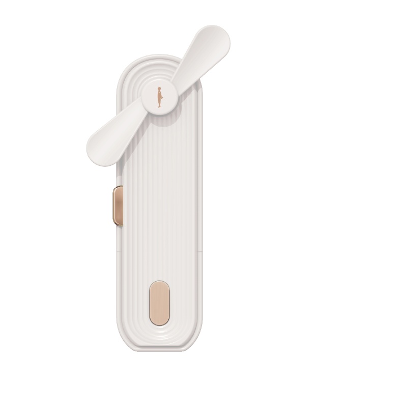 冇心liberfeel小风扇便携式手持迷你小型usb充电可爱女随身携带学生宿舍超静音桌面办公室户外多功能大风力-白色