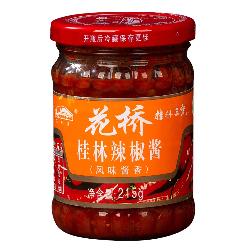 花桥桂林辣椒酱215g