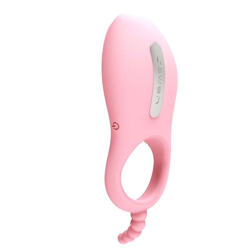 久兴 震动套环男女充电共震锁精环持久器具快乐触点按摩环成人情侣夫妻性用品羊眼圈