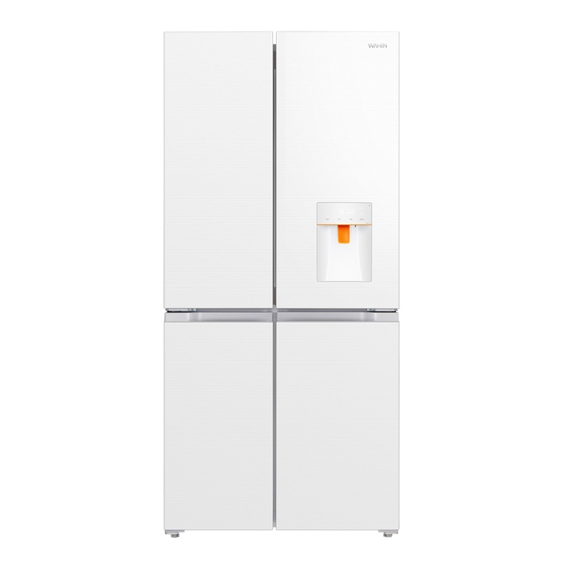 华凌BCD-443WSPZH 443升 十字对开门 外取水 时尚水吧 低温冲泡 家用大容量 双变频电冰箱