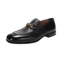 Salvatore Ferragamo 菲拉格慕 男士PARK系列牛皮GANCINI乐福鞋单鞋0741581