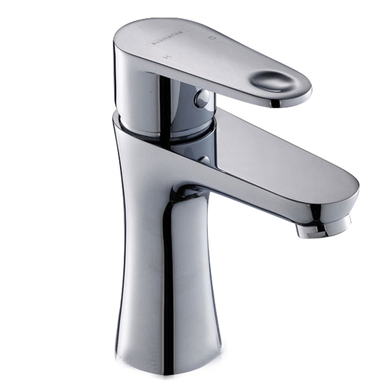 潜水艇(submarine)L2031 全铜卫生间面盆台盆洗脸盆 冷热水龙头 旋转单把双孔