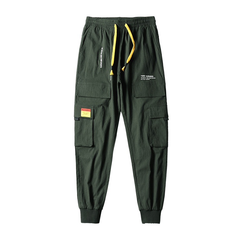 庄吉 2019春秋季工装裤男休闲长裤九分裤韩版运动裤JU-CH-103