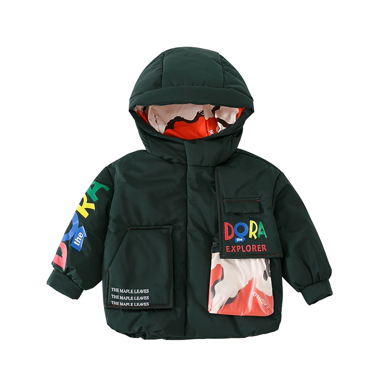 班蒂纳儿童冬季加厚羽绒服童装男童羽绒服加厚保暖短款宝宝羽绒服外套BDN191295