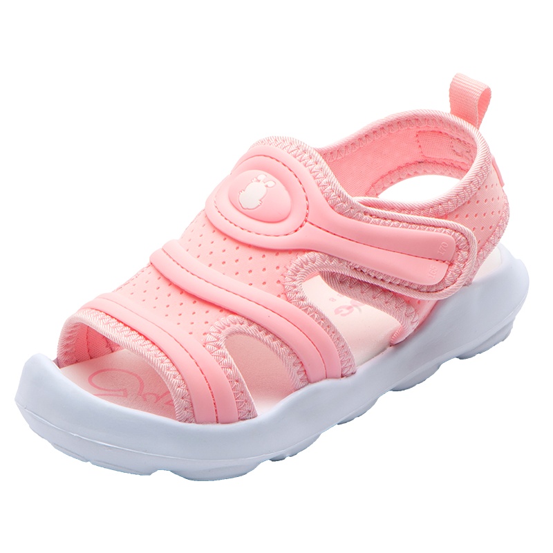 巴布豆童鞋2020夏季新款男童凉鞋宝宝儿童机能鞋子女童包头沙滩鞋