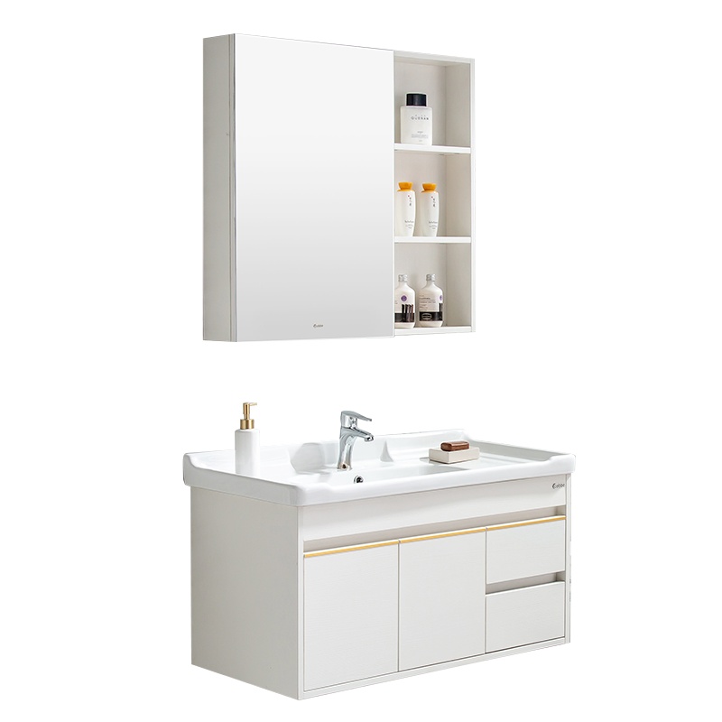 卡贝洗脸盆柜组合卫生间洗漱台简约洗手盆柜组合北欧浴室柜小户型家用