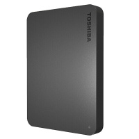 东芝(TOSHIBA)新小黑甲虫系列 2TB 2.5英寸 USB3.2 移动硬盘 磨砂黑色兼容Mac 超大容量 稳定耐用