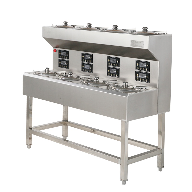 飞天鼠 煲仔饭机8头 商用煲仔饭机器 智能定时煲仔炉 锡纸专用砂锅 双层单排八头