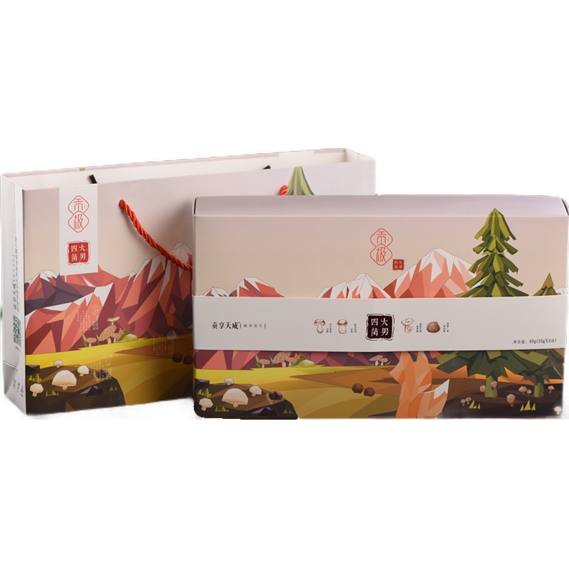 贡极 四大菌男礼盒白菌松茸松露虎掌菌送礼佳品高档食品商务礼品特产送长辈 单个价