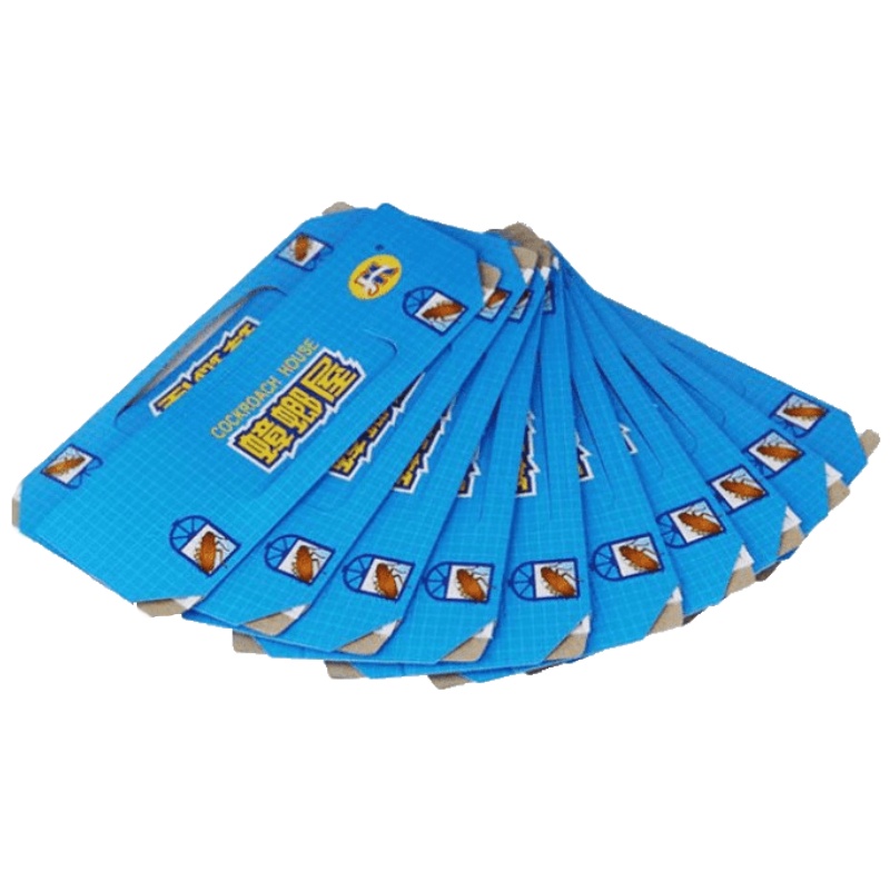 家柏饰(CORATED)脏螂药蟑螂屋去蟑螂捕捉器粘蟑螂纸蟑螂贴粘杀虫剂