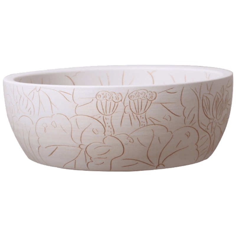 时尚家装洗手台盆创意家用立柱盆落地式陶瓷艺术阳台水池盆卫生间洗漱面盆 放心购安心抵