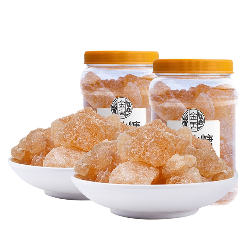 金唐 黄冰糖700g*2罐 恪守古法 甜而不腻 蔗糖熬制