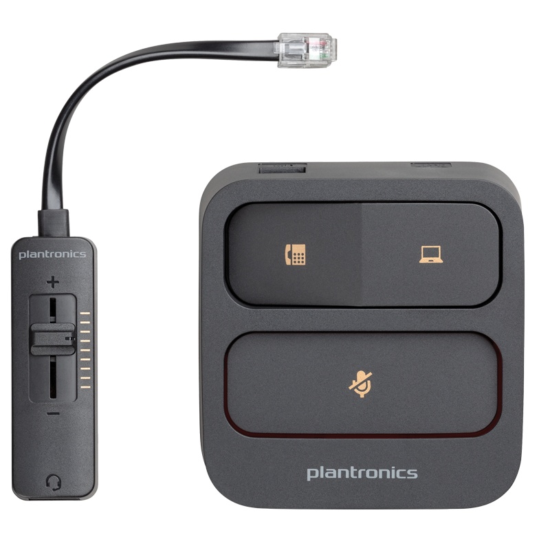 缤特力(Plantronics)MDA105 音频切换器/电脑固话耳机耳麦配件/客服话务