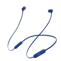 JBL T110BT-N 无线蓝牙入耳式耳机 耳麦通用手机音乐耳塞低音 蓝色