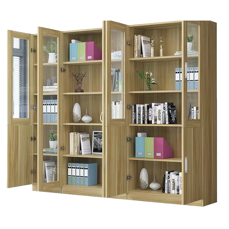 [硕辉]SH-B1板式文件柜 现代简约文件储物柜 900*400*1800mm 棕色