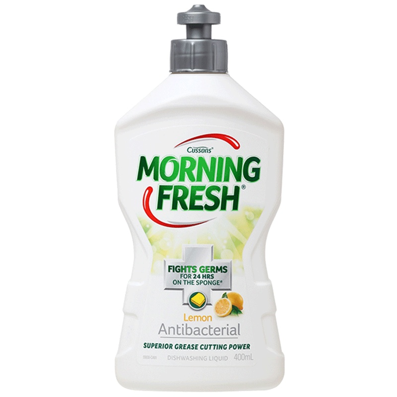 [澳洲特产]Morning fresh 澳洲进口 去油污洗洁精 超级浓缩护手洗洁精 400ml 柠檬抗菌