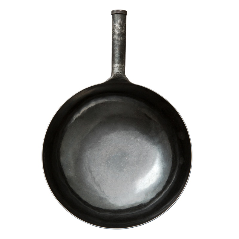 臻三环 章丘铁锅直营旗舰手工锻打 无涂层不易粘锅炒锅手打纯铁锅一环宗师 古法原色30cm