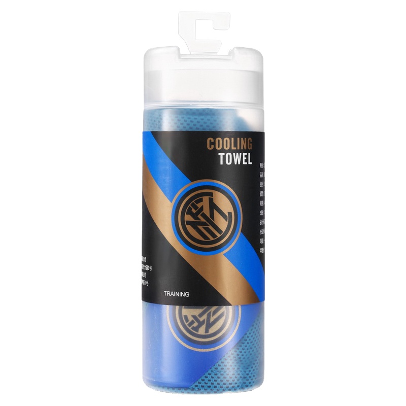 国际米兰俱乐部官方新品冷感运动毛巾吸汗男女跑步健身房篮球冰凉速干擦汗巾